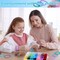 700 Pcs 8mm Glass Beads for Jewelry Making,28 Colors Crystal Beads Bracelet Making Kit for Bracelet Jewelry Making and DIY Crafts